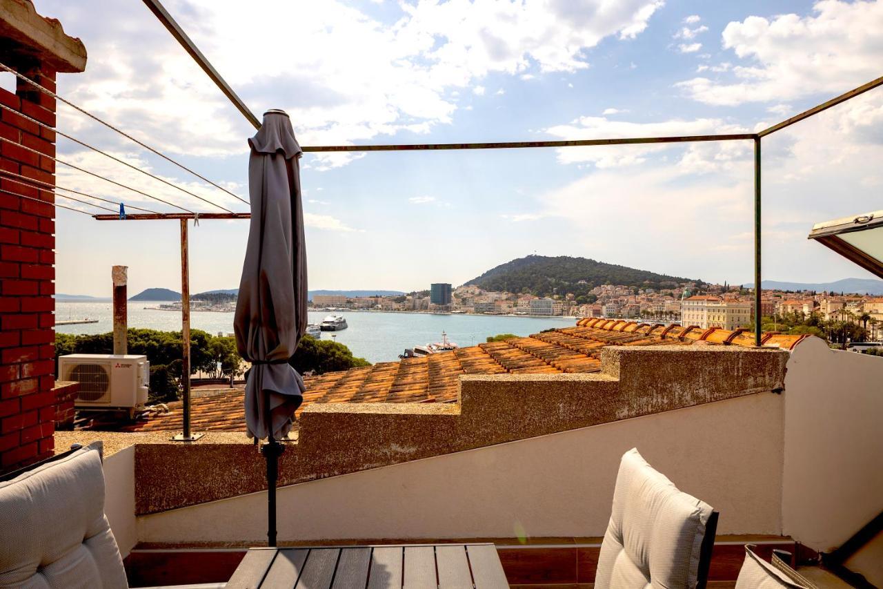 Luxury Apartment Olavia Rooftop Terrace & Seaview Split Buitenkant foto